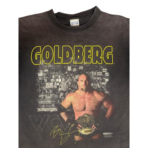 Vintage 90s WWE WCW Goldberg Wrestling T-Shirt - Picture 3 of 6